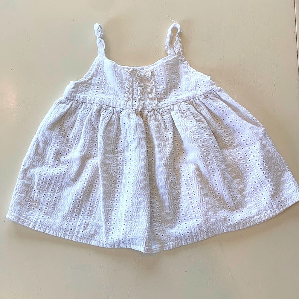 BCBG- Girls eyelet tank top